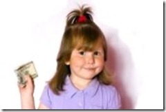 girl with money
